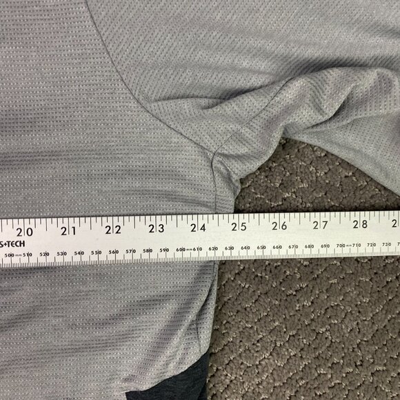 Lululemon Fast Free Shirt Men's XL Gray Black Reflective Long Sleeve Running Gym - Picture 10 of 14
